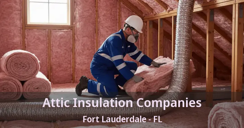 Attic Insulation Companies Fort Lauderdale - FL