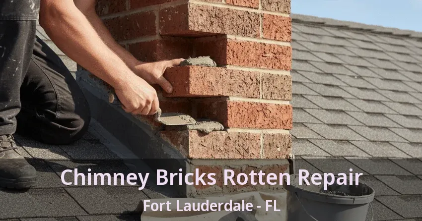 Chimney Bricks Rotten Repair Fort Lauderdale - FL