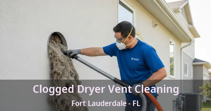 Clogged Dryer Vent Cleaning Fort Lauderdale - FL Clogged Dryer Vent Cleaning Fort Lauderdale - FL