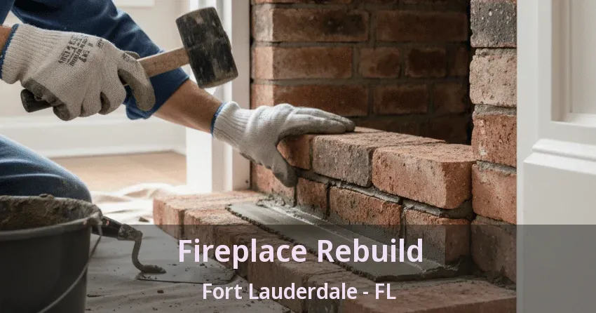 Fireplace Rebuild Fort Lauderdale - FL
