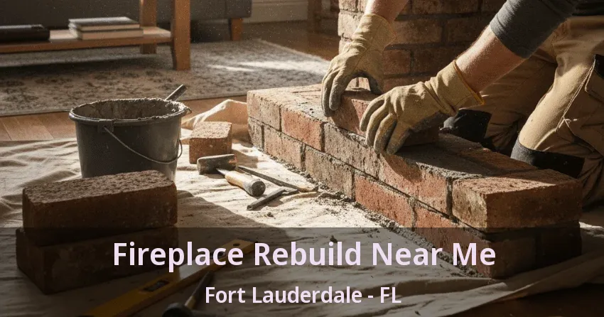 Fireplace Rebuild Near Me Fort Lauderdale - FL
