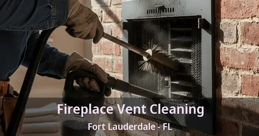 Fireplace Vent Cleaning Fort Lauderdale - FL