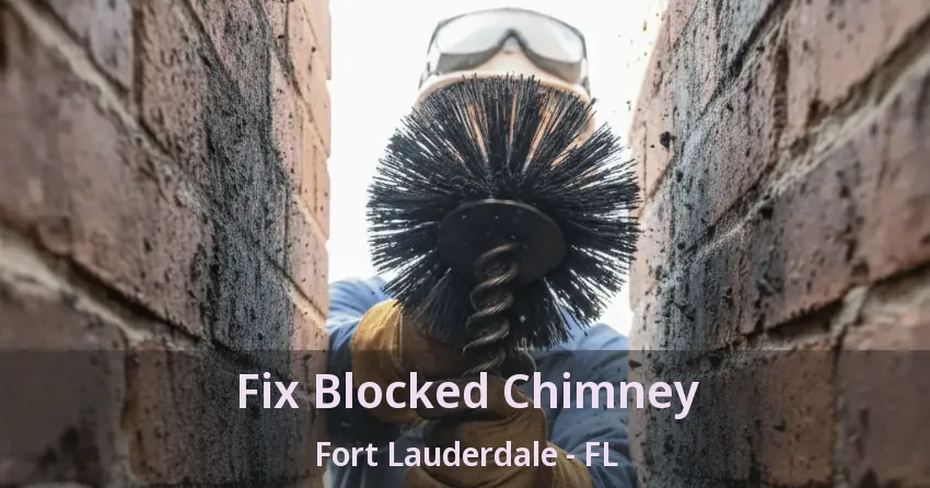 Fix Blocked Chimney Fort Lauderdale - FL