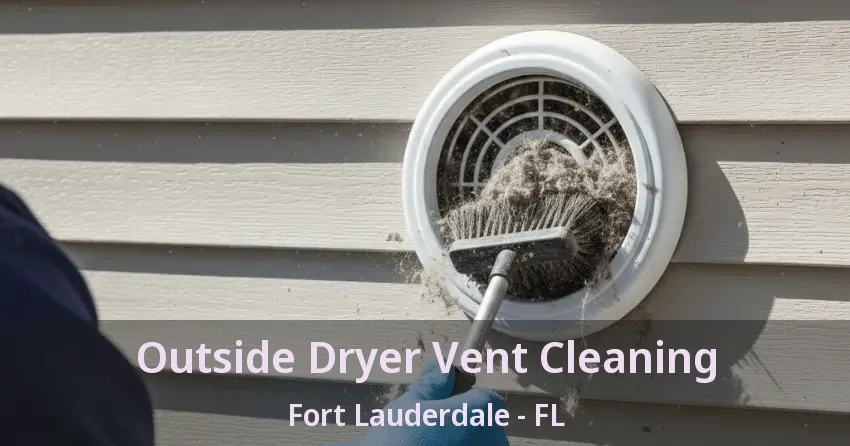 Outside Dryer Vent Cleaning Fort Lauderdale - FL