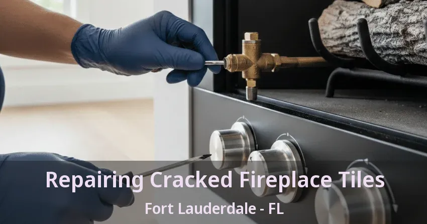 Repairing Cracked Fireplace Tiles Fort Lauderdale - FL